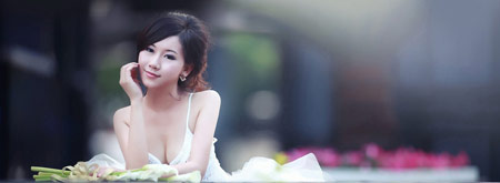 氣質婚紗美女高清壁紙